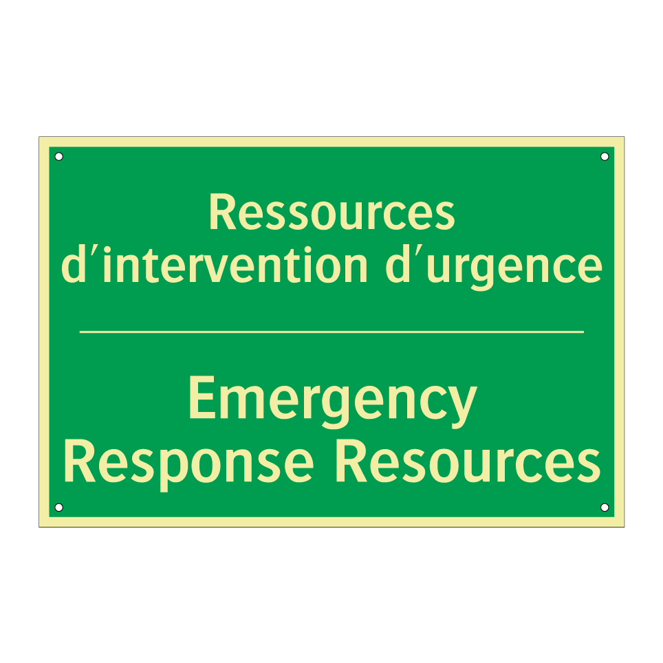 Ressources d'intervention d'urgence /.../ - Emergency Response Resources