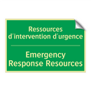 Ressources d'intervention d'urgence /.../ - Emergency Response Resources