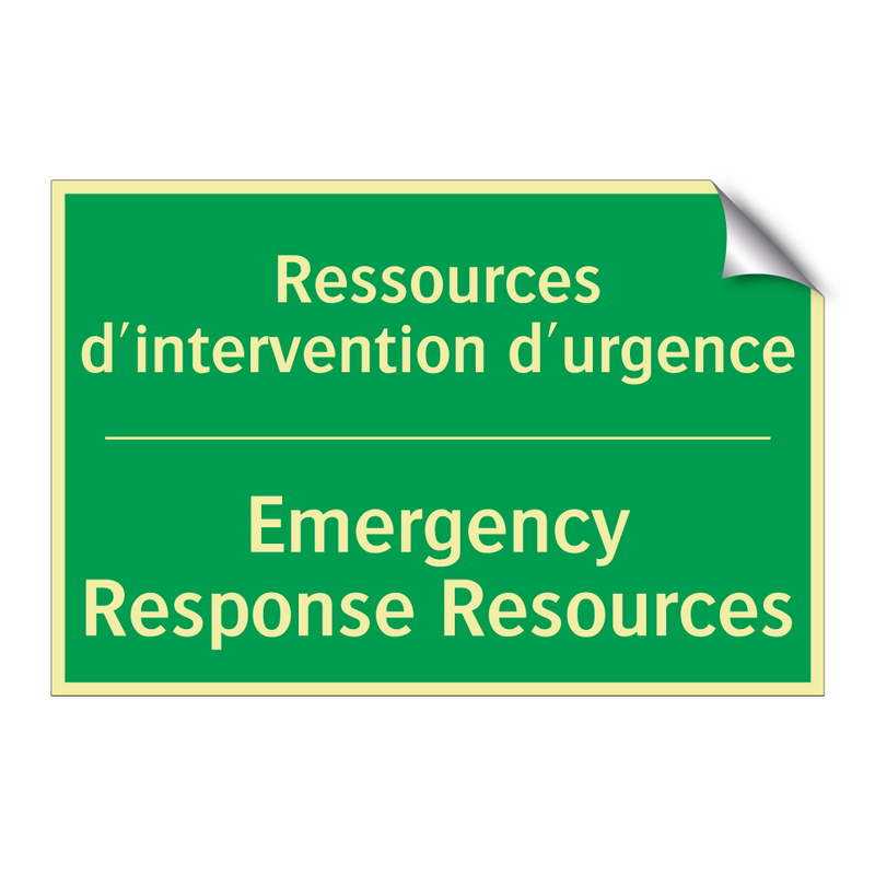 Ressources d'intervention d'urgence /.../ - Emergency Response Resources