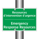 Ressources d'intervention d'urgence /.../ - Emergency Response Resources