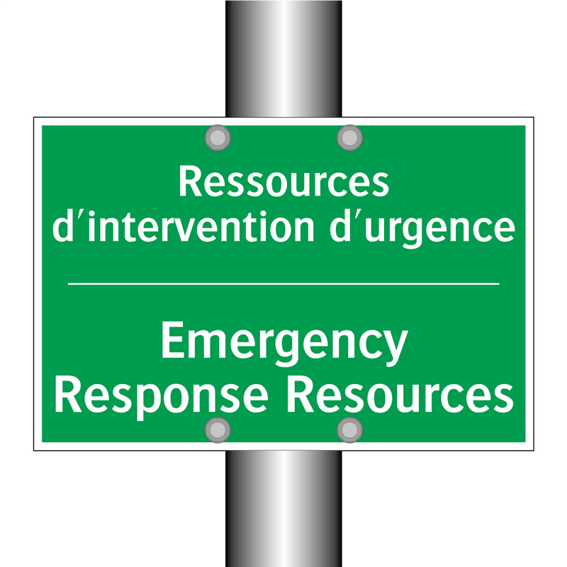 Ressources d'intervention d'urgence /.../ - Emergency Response Resources