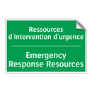 Ressources d'intervention d'urgence /.../ - Emergency Response Resources