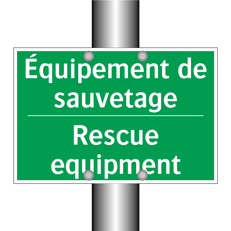 Équipement de sauvetage - Rescue equipment