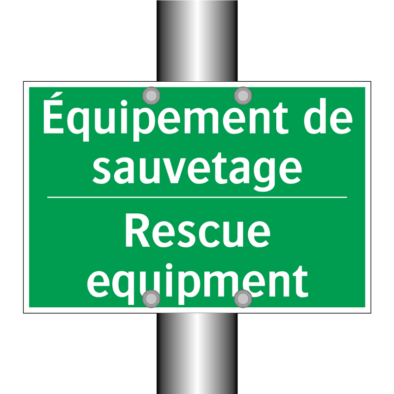 Équipement de sauvetage - Rescue equipment