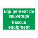 Équipement de sauvetage - Rescue equipment