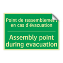 Point de rassemblement en cas /.../ - Assembly point during evacuation /.../