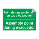 Point de rassemblement en cas /.../ - Assembly point during evacuation /.../