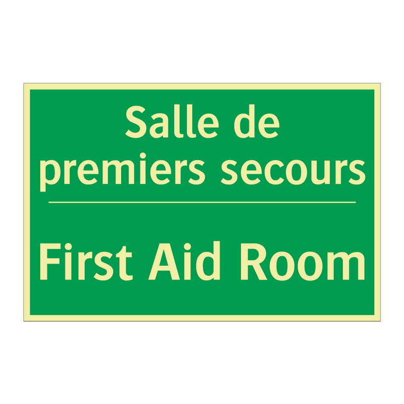 Salle de premiers secours - First Aid Room