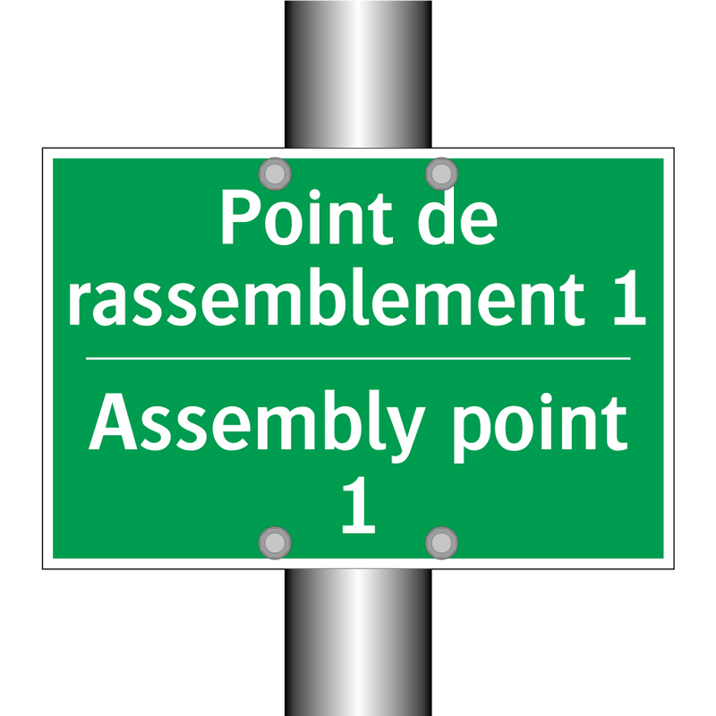Point de rassemblement 1 - Assembly point 1