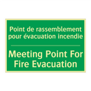 Point de rassemblement pour évacuation /.../ - Meeting Point For Fire Evacuation /.../