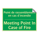 Point de rassemblement en cas /.../ - Meeting Point In Case of Fire