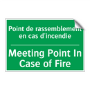 Point de rassemblement en cas /.../ - Meeting Point In Case of Fire