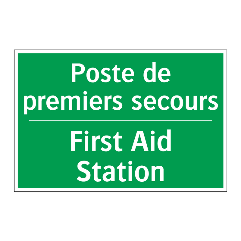 Poste de premiers secours - First Aid Station