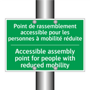 Point de rassemblement accessible /.../ - Accessible assembly point for /.../