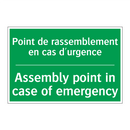 Point de rassemblement en cas /.../ - Assembly point in case of emergency /.../