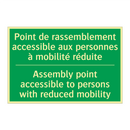 Point de rassemblement accessible /.../ - Assembly point accessible to persons /.../