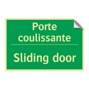 Porte coulissante - Sliding door