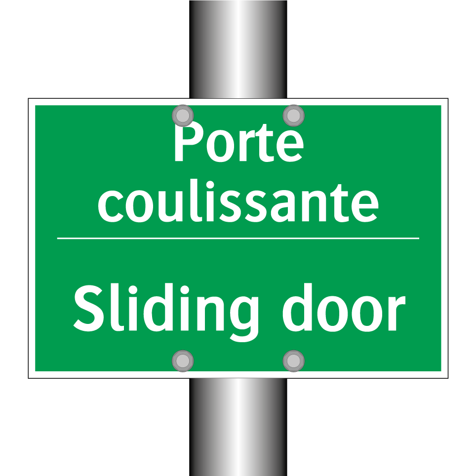 Porte coulissante - Sliding door