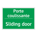 Porte coulissante - Sliding door