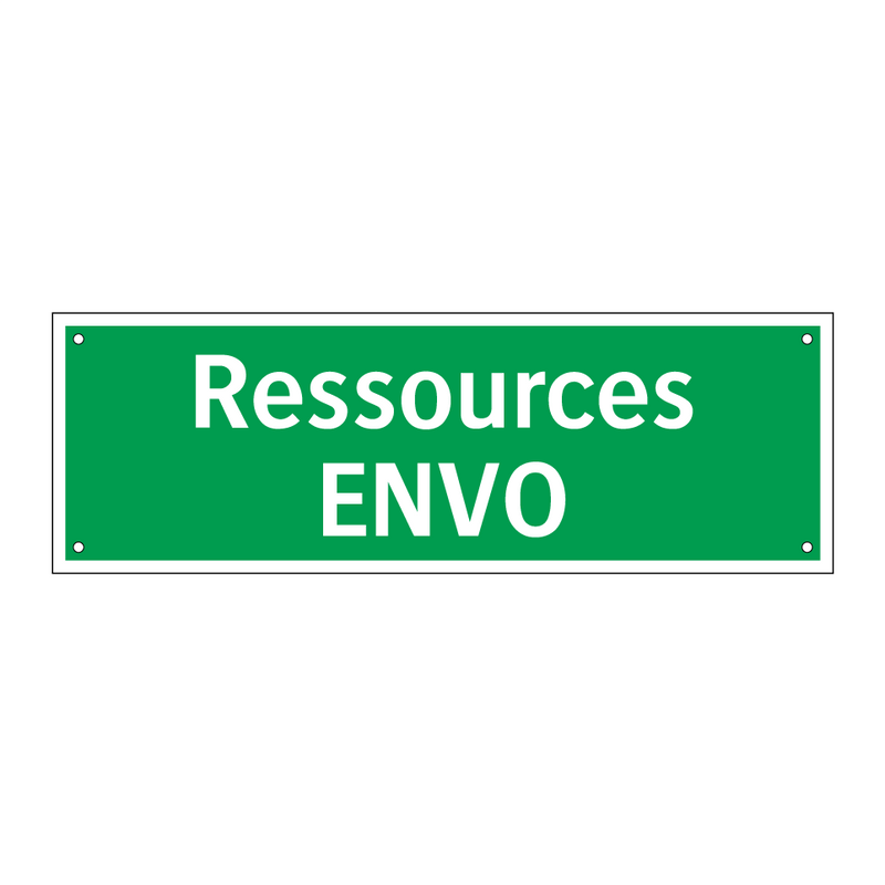 Ressources ENVO