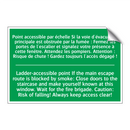 Point accessible par échelle Si /.../ - Ladder-accessible point If the /.../