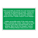Point accessible par échelle Si /.../ - Ladder-accessible point If the /.../