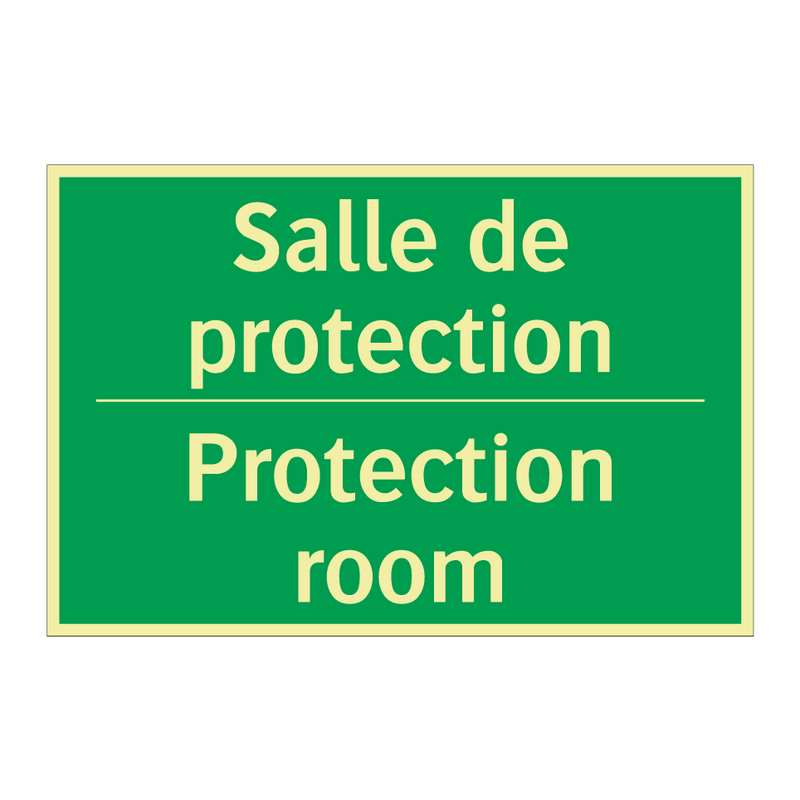 Salle de protection - Protection room