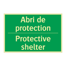 Abri de protection - Protective shelter