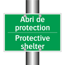 Abri de protection - Protective shelter