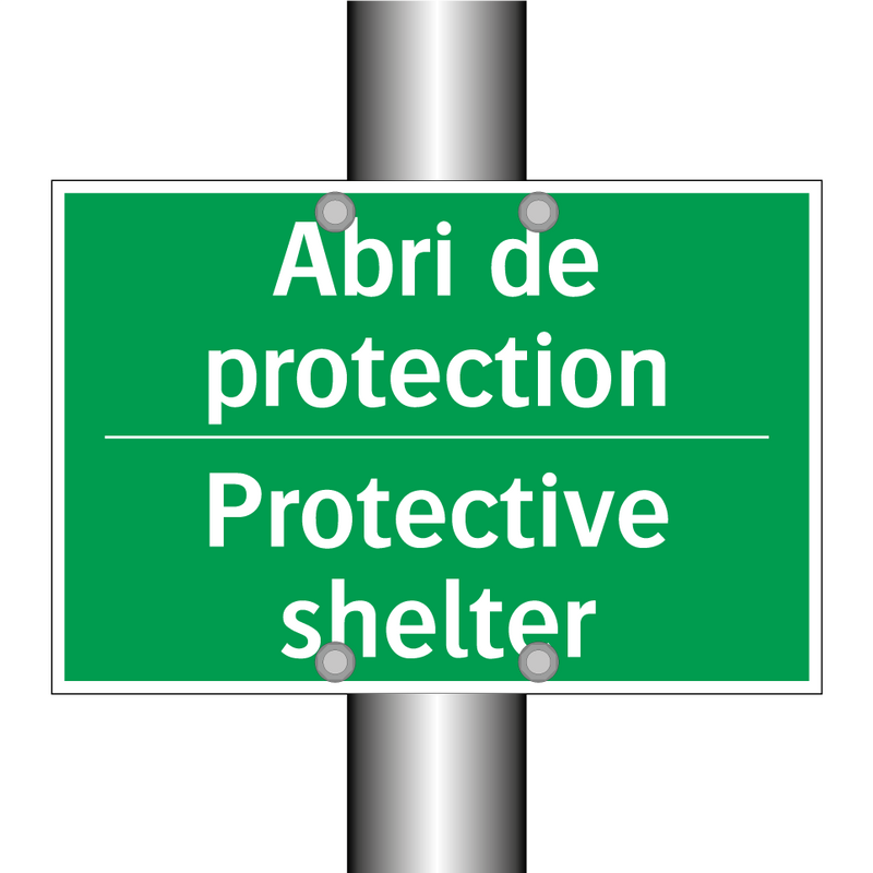 Abri de protection - Protective shelter