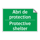 Abri de protection - Protective shelter