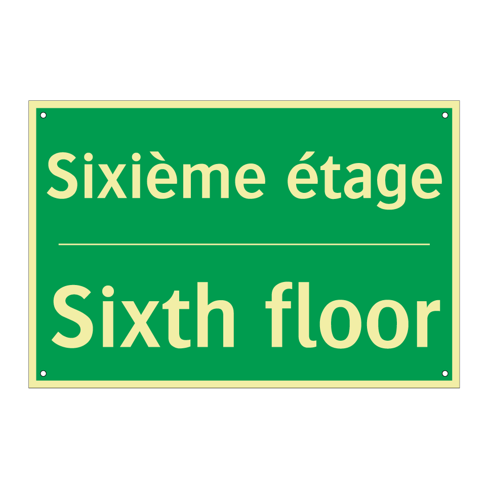 Sixième étage - Sixth floor