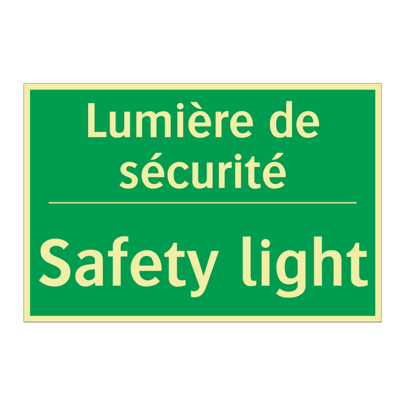 Lumière de sécurité - Safety light