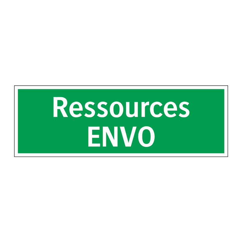 Ressources ENVO