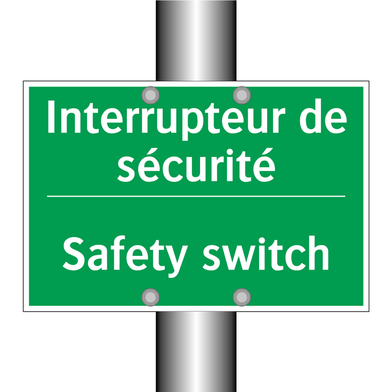 Interrupteur de sécurité - Safety switch