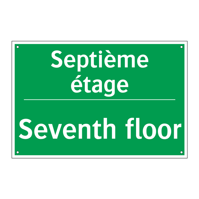 Septième étage - Seventh floor
