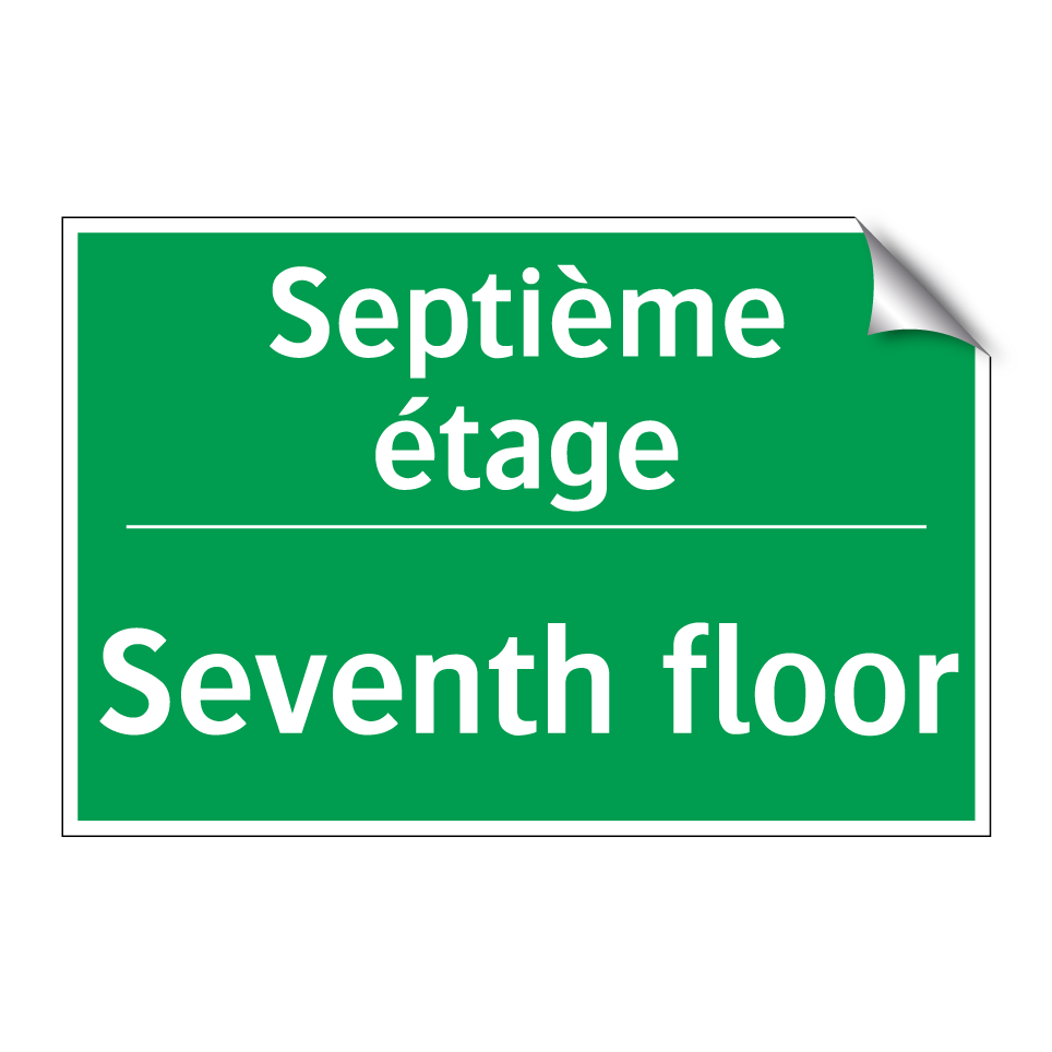 Septième étage - Seventh floor