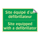 Site équipé d'un défibrillateur /.../ - Site equipped with a defibrillator /.../