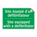 Site équipé d'un défibrillateur /.../ - Site equipped with a defibrillator /.../
