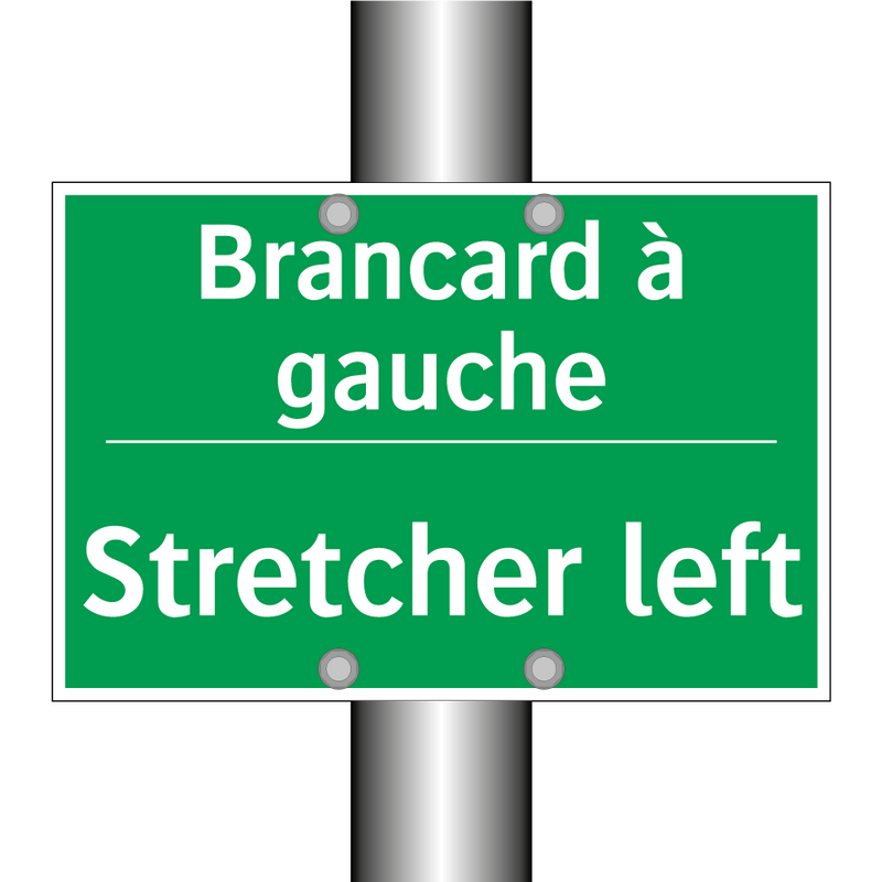 Brancard à gauche - Stretcher left