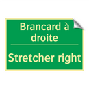 Brancard à droite - Stretcher right