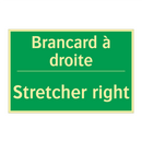 Brancard à droite - Stretcher right