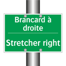 Brancard à droite - Stretcher right