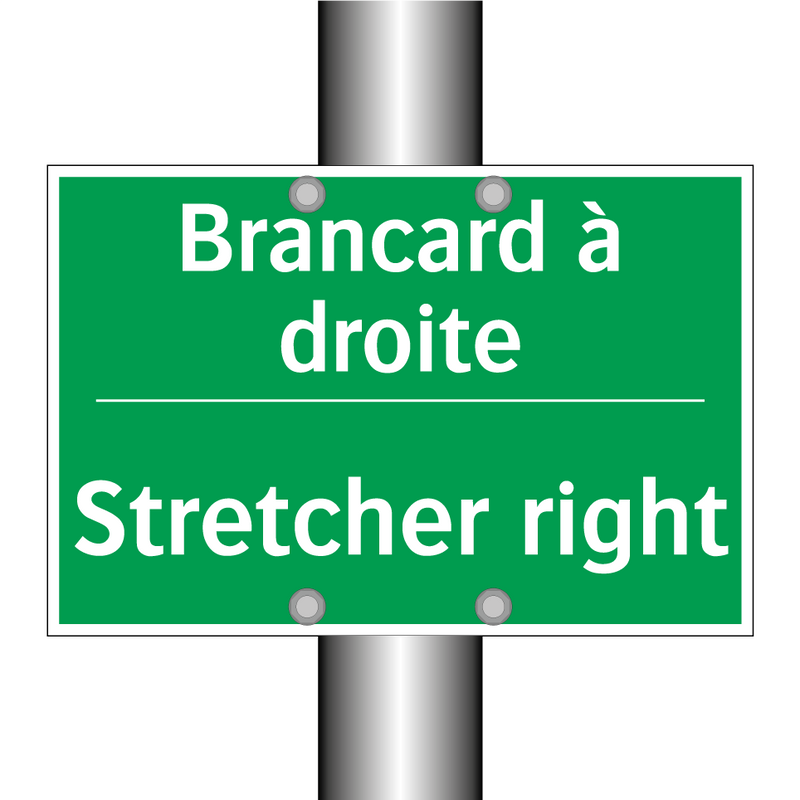 Brancard à droite - Stretcher right