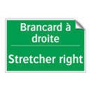 Brancard à droite - Stretcher right