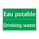 Eau potable - Drinking water