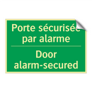 Porte sécurisée par alarme - Door alarm-secured