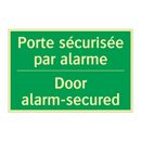Porte sécurisée par alarme - Door alarm-secured