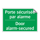 Porte sécurisée par alarme - Door alarm-secured