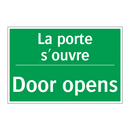La porte s'ouvre - Door opens